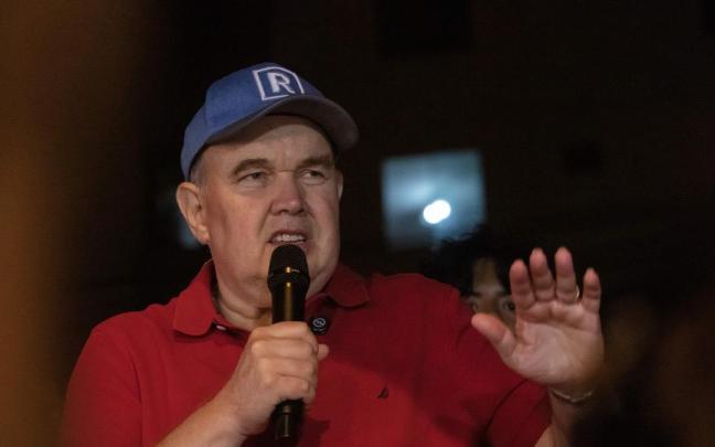 El candidato ultraderechista Rafael López Aliaga