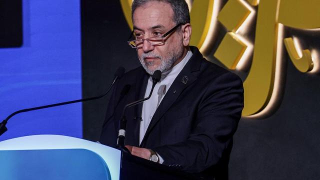 El ministro de Exteriores iraní, Abás Araqchí.