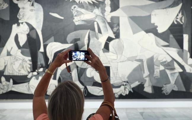 Presentación en 2022 de los actos por el ‘Año Picasso’ en el Museo Reina Sofía, que acoge el ‘Guernica’