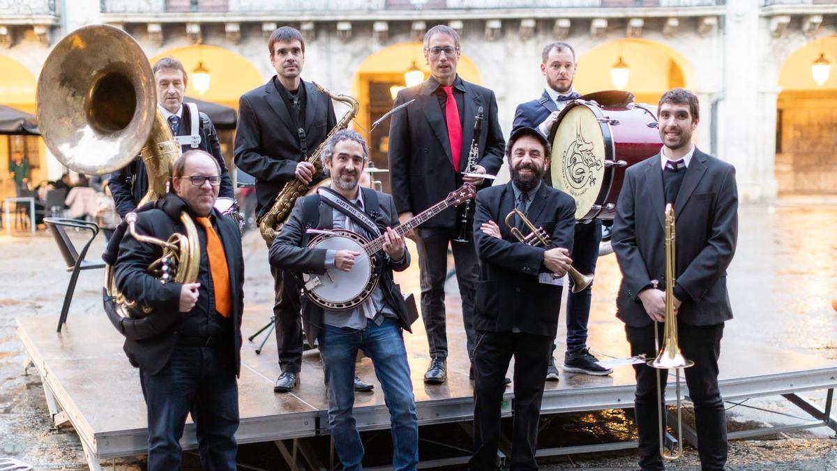 Integrantes de Elen’s River Dixieland Band.