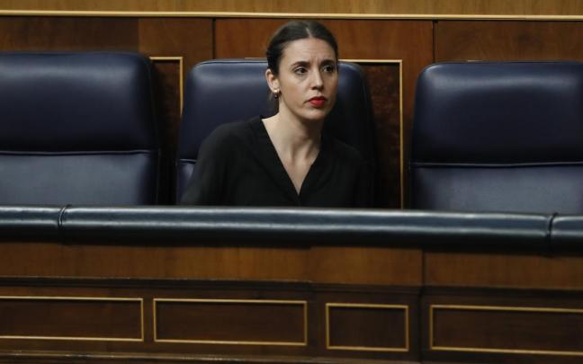 La ministra de Igualdad, Irene Montero, en el Congreso.