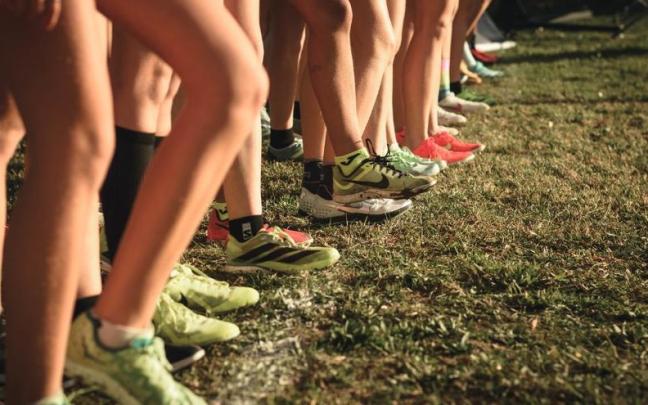 Salida de una de las pruebas del Cross internacional del pasado diciembre en Amurrio