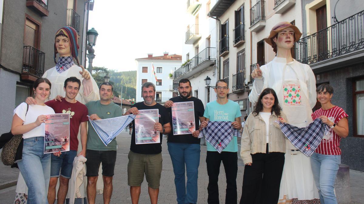 Presentación del programa festivo de San Miel Jaiak, que se celebrarán del 26 al 28 de septiembre.