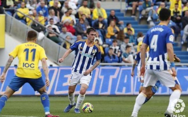 Adrián Diéguez, con la Ponferradina.
