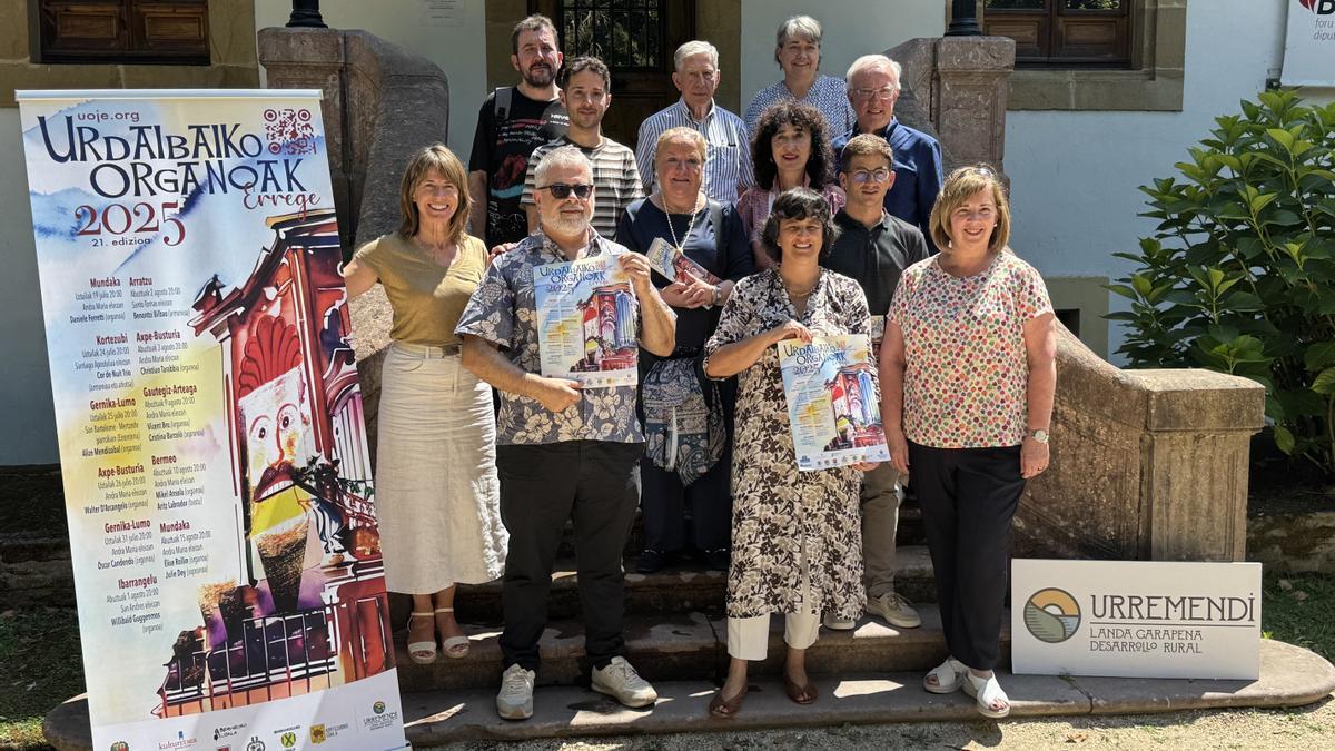 Presentación de la 21ª edición de Urdaibaiko Organoak en el Museo Euskal Herria de Gernika