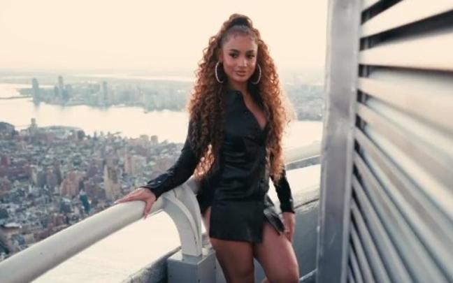 La bailarina, coreógrafa y cantante estadounidense de música urbana DaniLeigh. La bailarina, coreógrafa y cantante estadounidense de música urbana DaniLeigh.