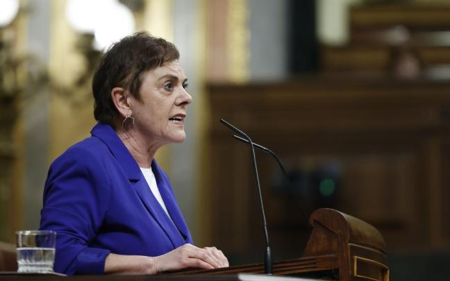 La portavoz de EH Bildu en el Congreso, Mertxe Aizpurua