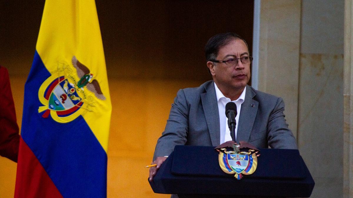 El presidente de Colombia, Gustavo Petro