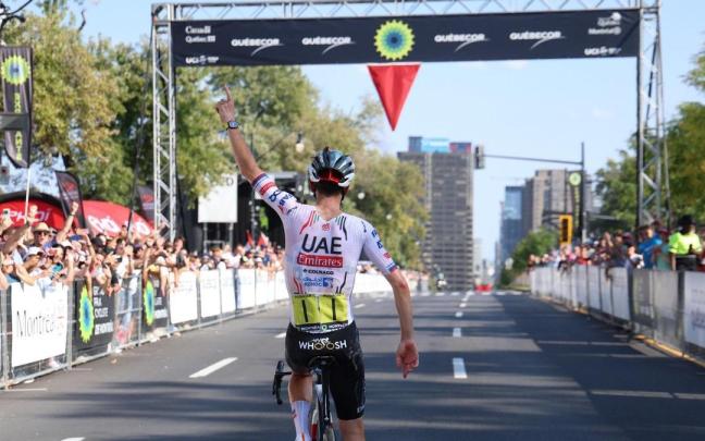 Pogacar se encamina al triunfo en el GP Montreal.