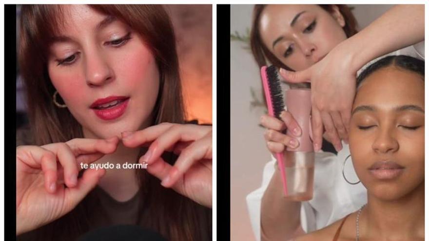 Vídeos de ASMR en TikTok