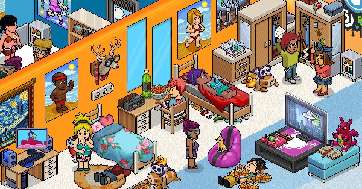 El videjouego 'Habbo'.