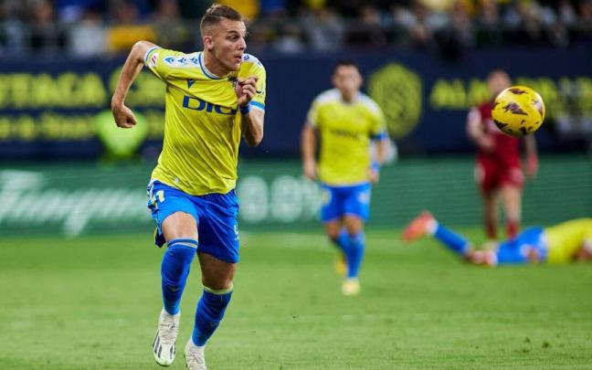 Iván Alejo, del Cádiz. / EUROPA PRESS