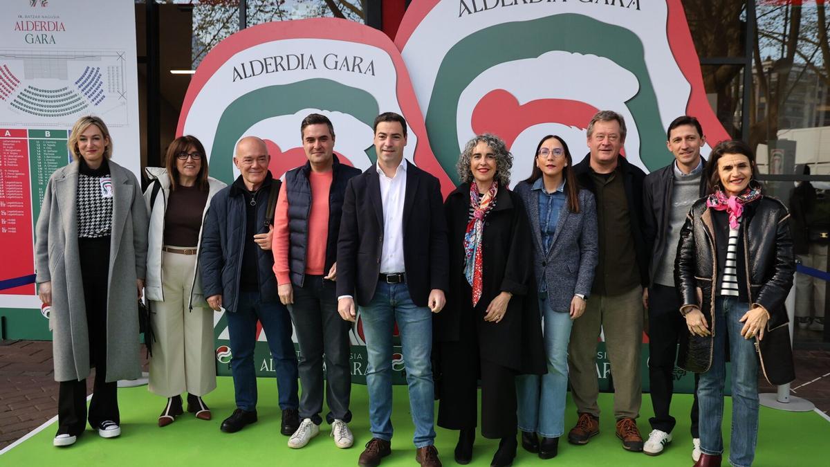 El PNV celebra la segunda jornada de su Asamblea General en el frontón Atano III de Donostia