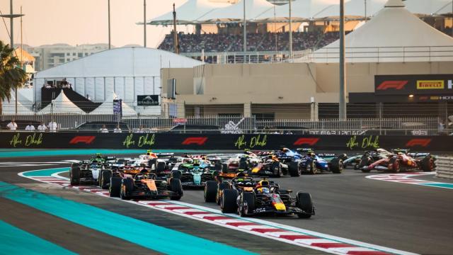 Imagen del Gran Premio de Abu Dhabi, que cerró la temporada 2025.