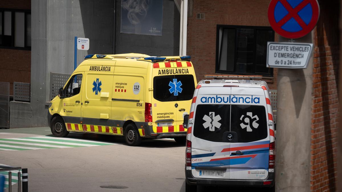 Imagen de archivo de ambulancias en Catalunya