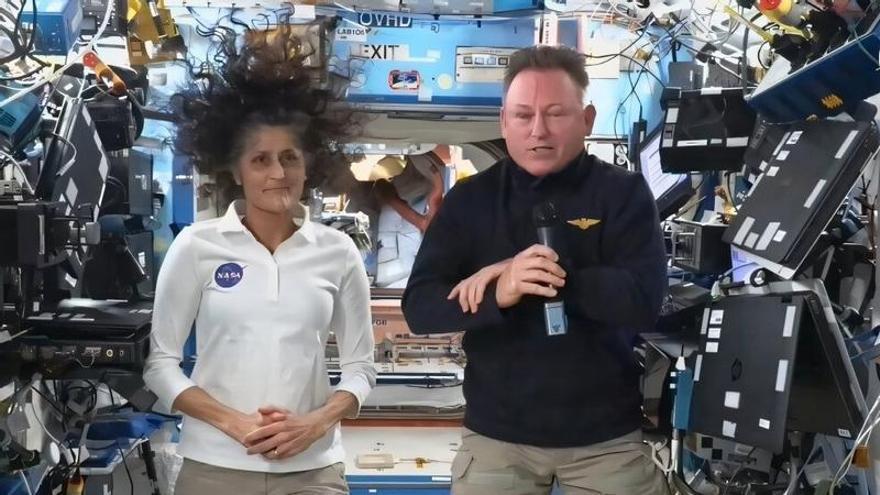 Sunita Williams y Butch Wilmore