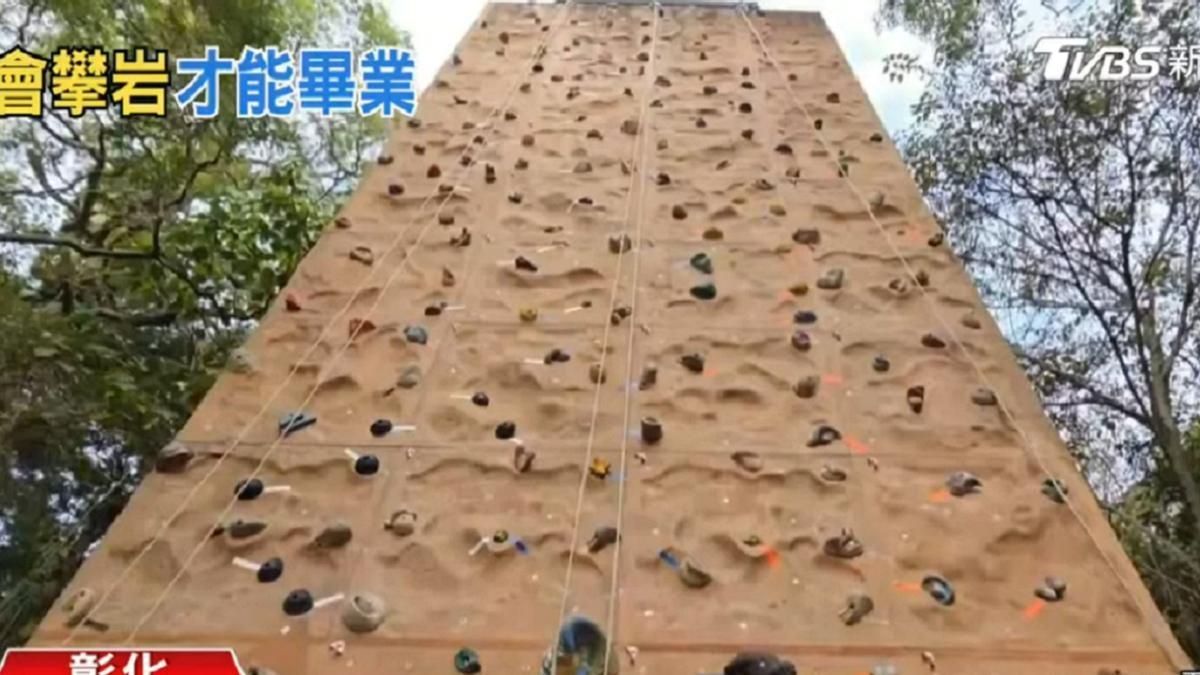 El muro que tienen que subir los estudiantes.