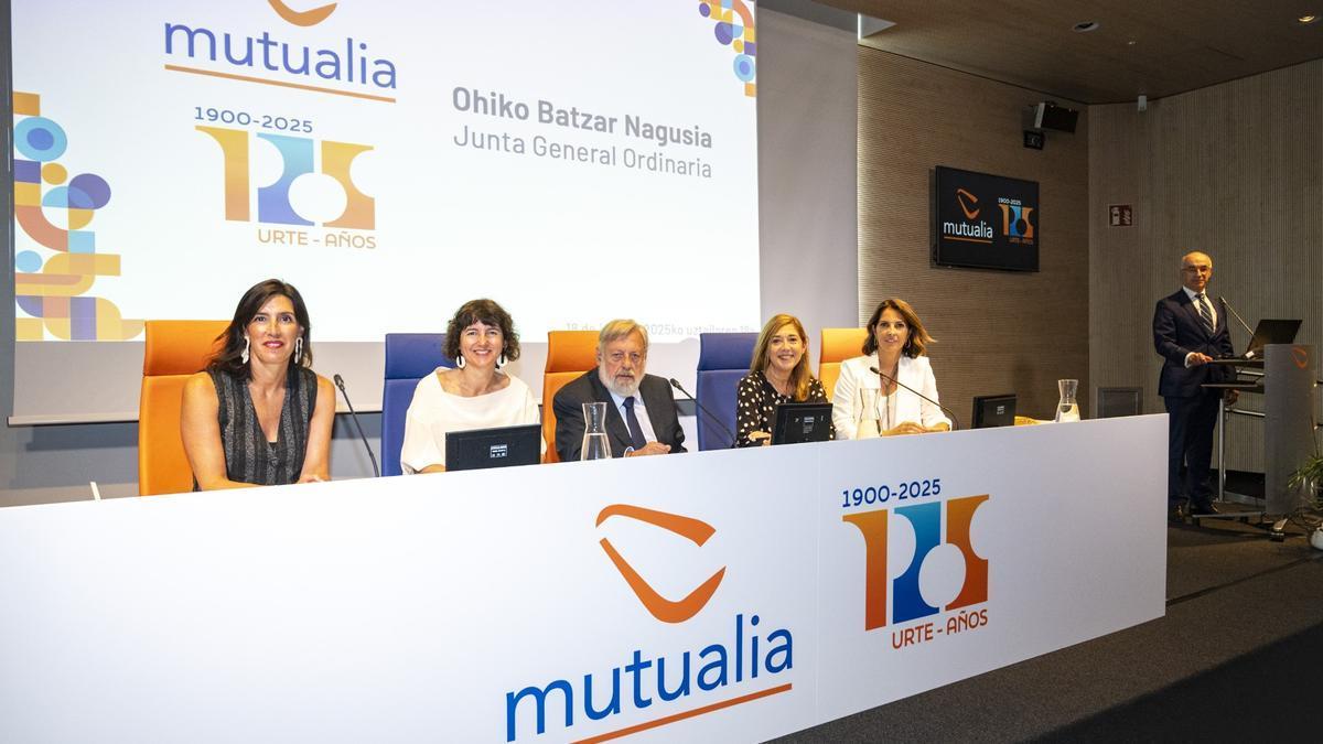 Imagen de la Junta General de Mutualia.