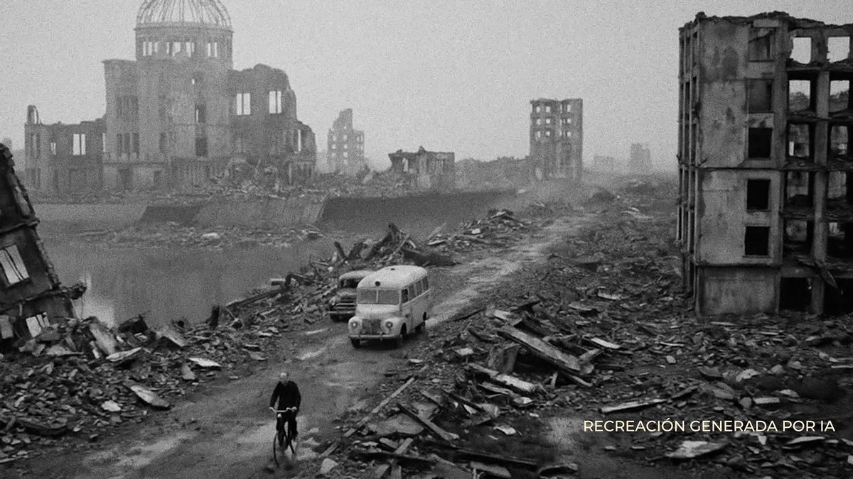 Uno de los fotogramas del documental recreado con IA.