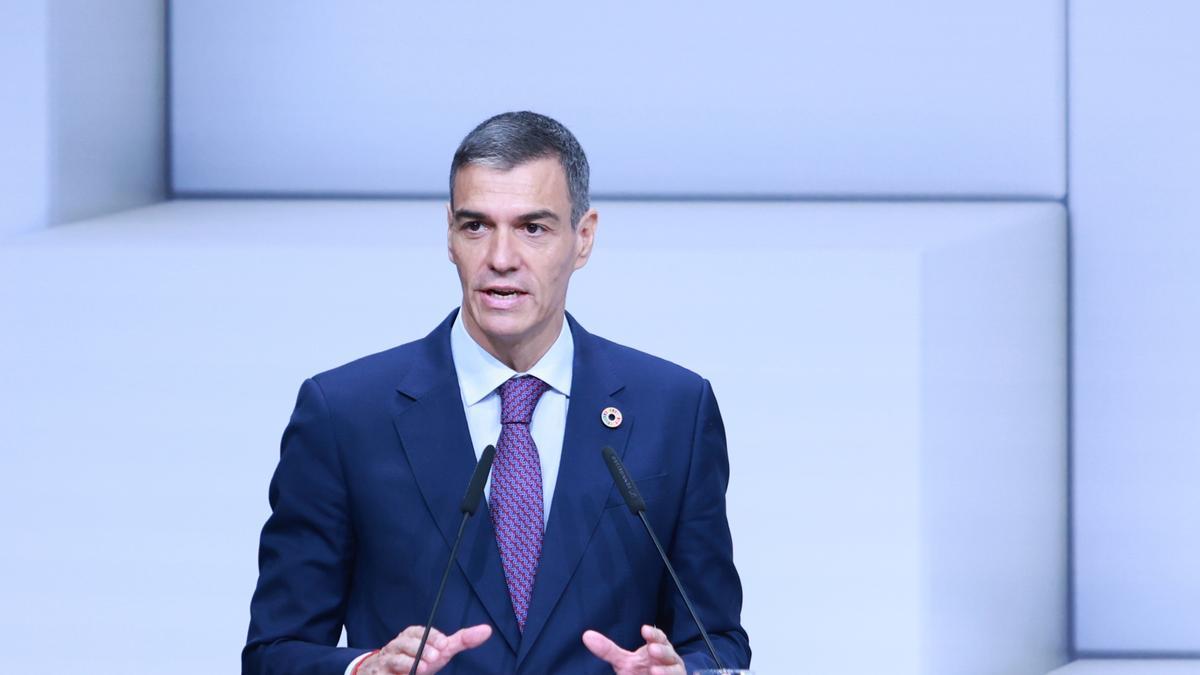 El presidente del Gobierno español, Pedro Sánchez