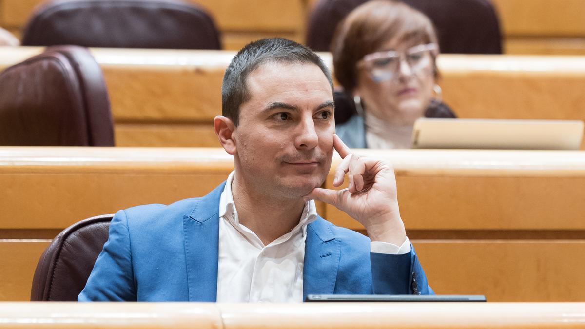 El senador del PSOE, Juan Lobato.
