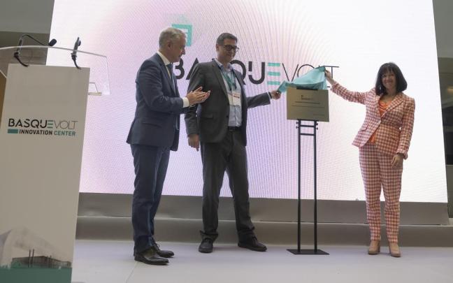 Acto de inauguración del nuevo centro de I+D 'Basquevolt Innovation Center'. Acto de inauguración del nuevo centro de I+D 'Basquevolt Innovation Center'.
