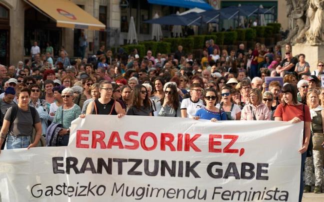Vitoria exige justicia para Maialen y su hija Vitoria exige justicia para Maialen y su hija