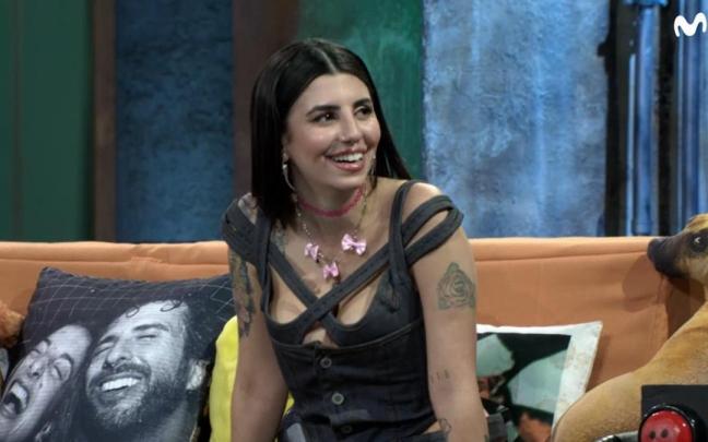 Naiara responde a las preguntas clásicas en 'La Resistencia'. / Movistar + Naiara responde a las preguntas clásicas en 'La Resistencia'.