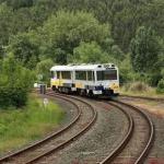 Tren regional en Cantabria.