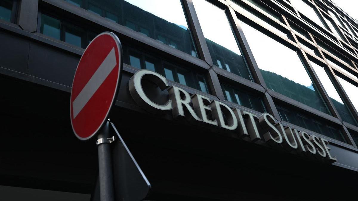 Oficina de Credit Suisse en Milán.