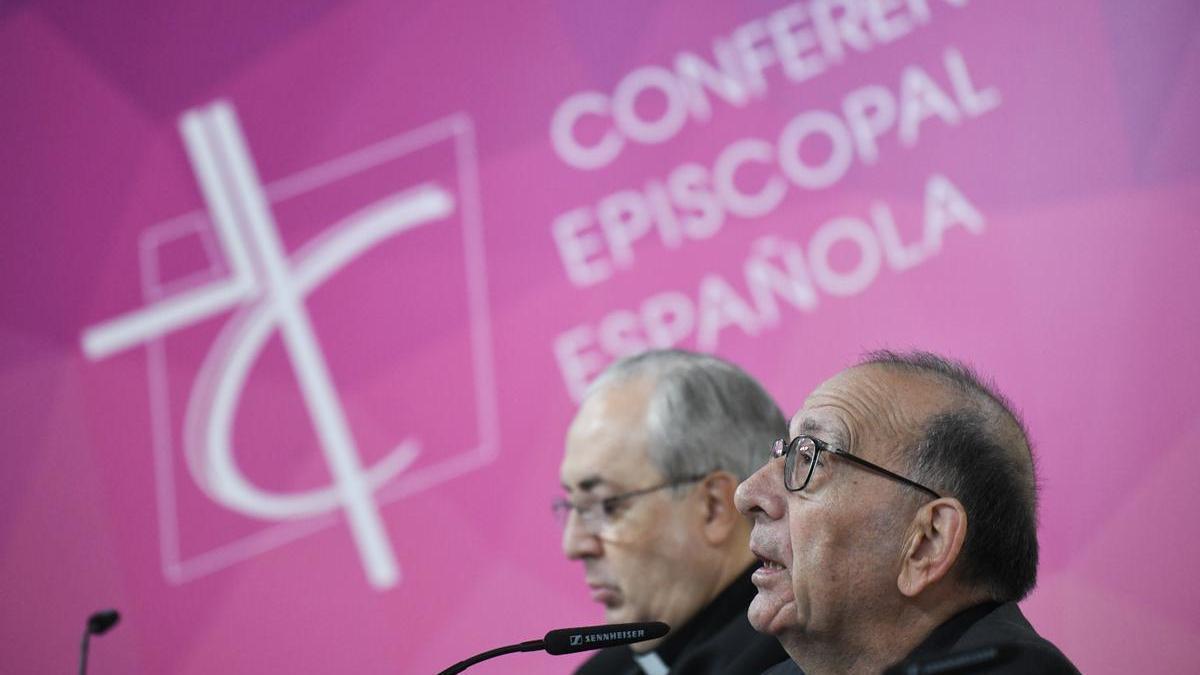 Rueda de prensa de la Conferencia Episcopal Española tras la Asamblea extraordinaria por el informe de pederastia.