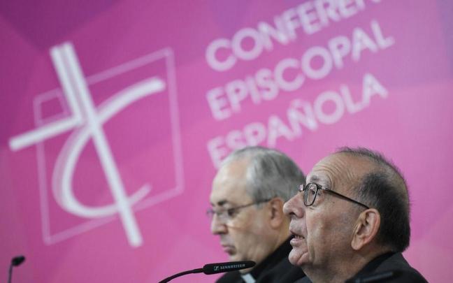 Rueda de prensa de la Conferencia Episcopal Española tras la Asamblea extraordinaria por el informe de pederastia.