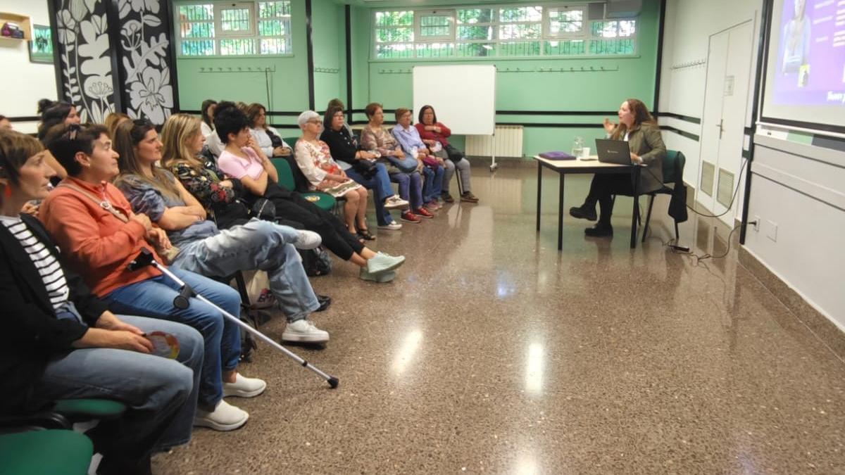 La sala Lezeaga durante las jornadas feministas de Laudio de 2025
