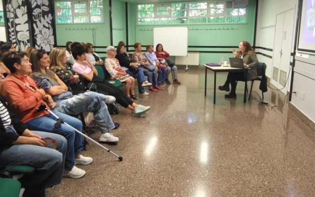 La sala Lezeaga durante las jornadas feministas de Laudio de 2025