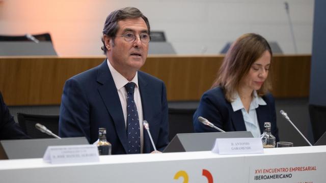 El presidente de CEOE, Antonio Garamendi.