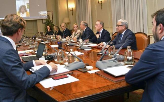 Reunión del Consejo General del Poder Judicial (CGPJ).