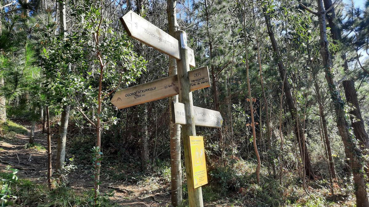 Intersección Vía Circular Elantxobe