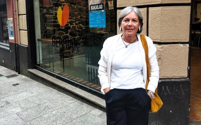 Mertxe Jiménez, técnica de comercio de Berriak durante 25 años