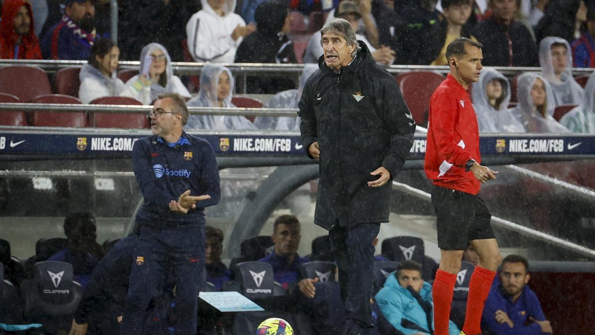 El entrenador del Betis, Manuel Pellegrini