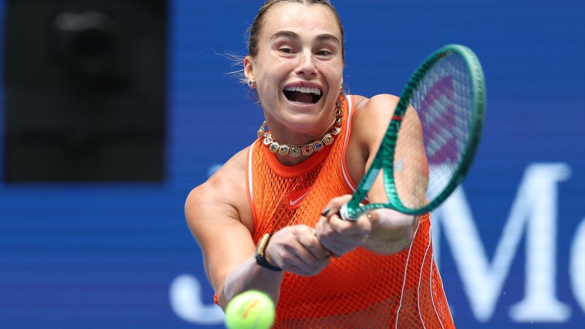 Aryna Sabalenka, en el Abierto de Estados Unidos de 2026.