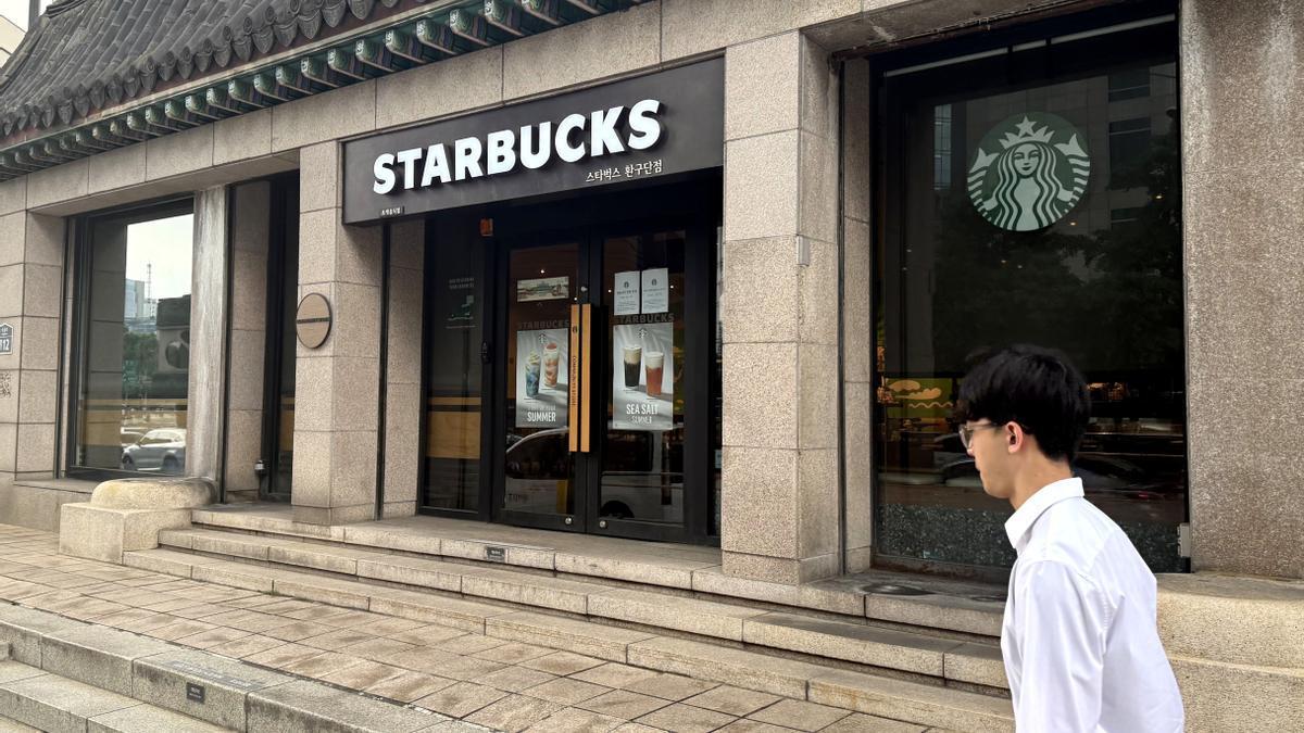 Local de Starbucks en Corea del Sur.