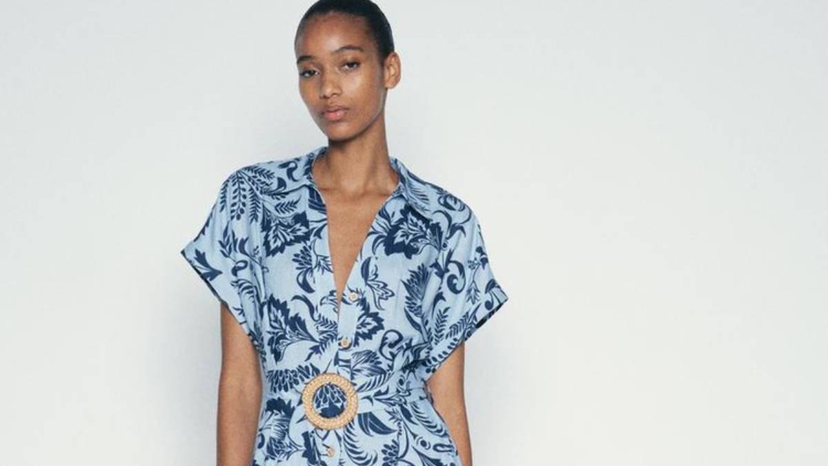 Vestido con estampado floral
