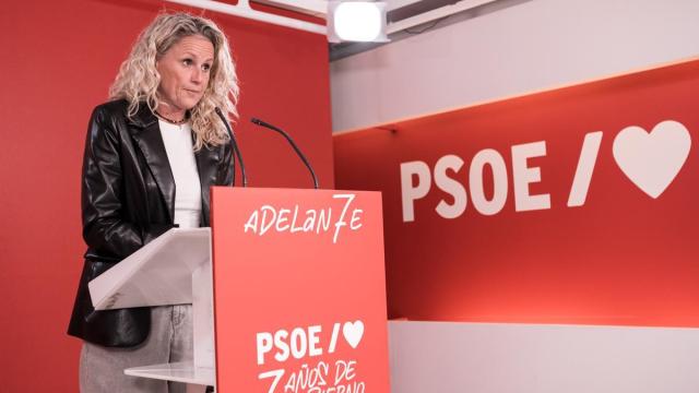 La portavoz de la CEF del PSOE, Montse Mínguez.