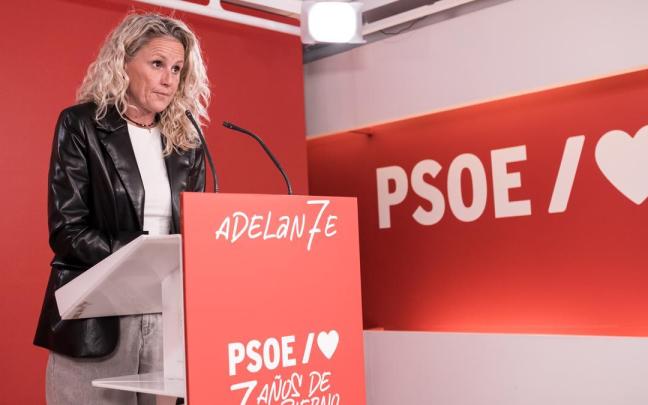 La portavoz de la CEF del PSOE, Montse Mínguez.