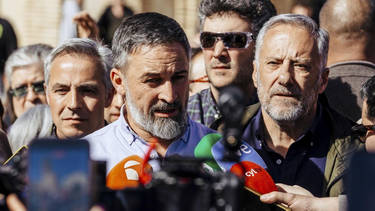 El líder de Vox, Santiago Abascal.