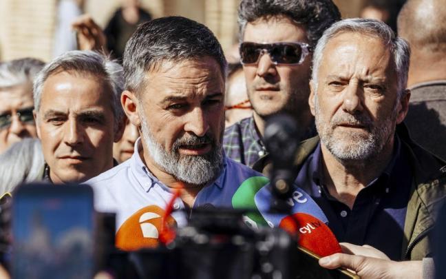 El líder de Vox, Santiago Abascal.