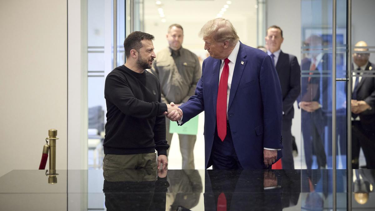 Donald Trump y Volodimir Zelenski, en un encuentro anterior