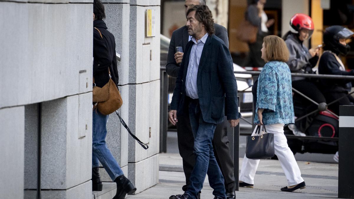 El juez Santiago Pedraz a su llegada a la Audiencia Nacional.