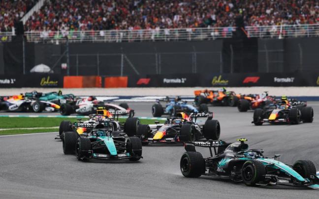 Imagen del Gran Premio de Bahréin, disputado en el circuito malasio de Sepang.