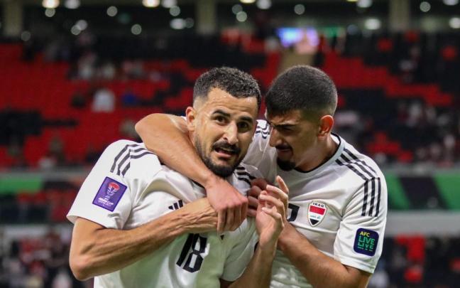 Aymen Hussein, jugador de la selección nacional de Irak.
